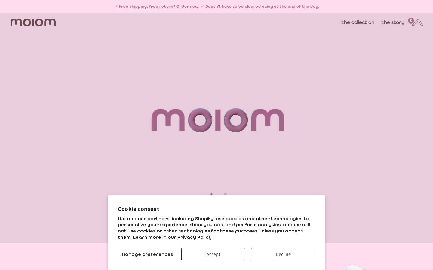Moiom homepage screenshot