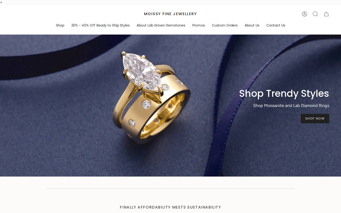 moissyfj.com homepage screenshot