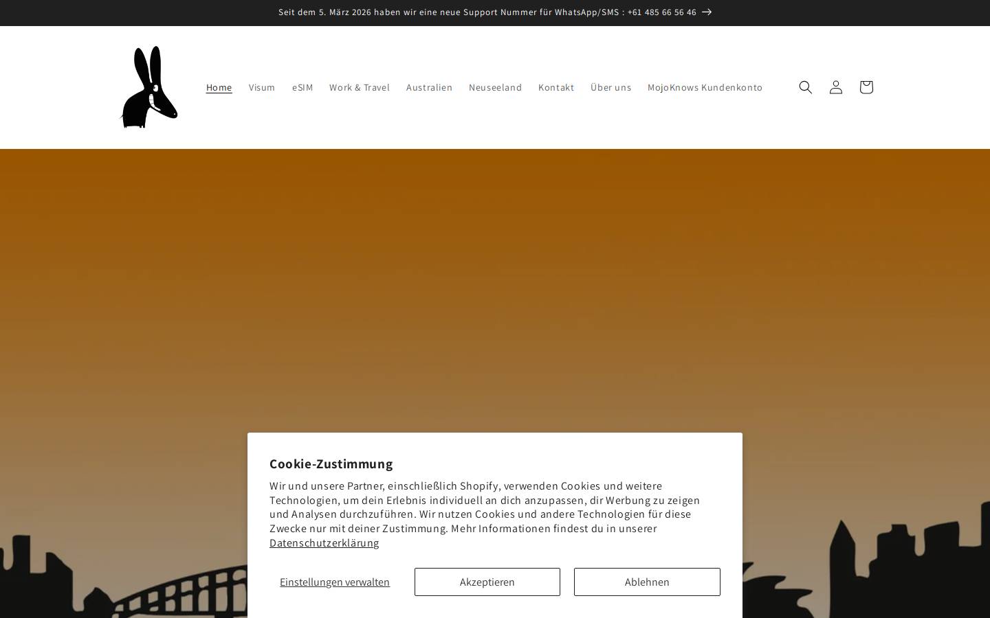 mojoknows.com homepage screenshot