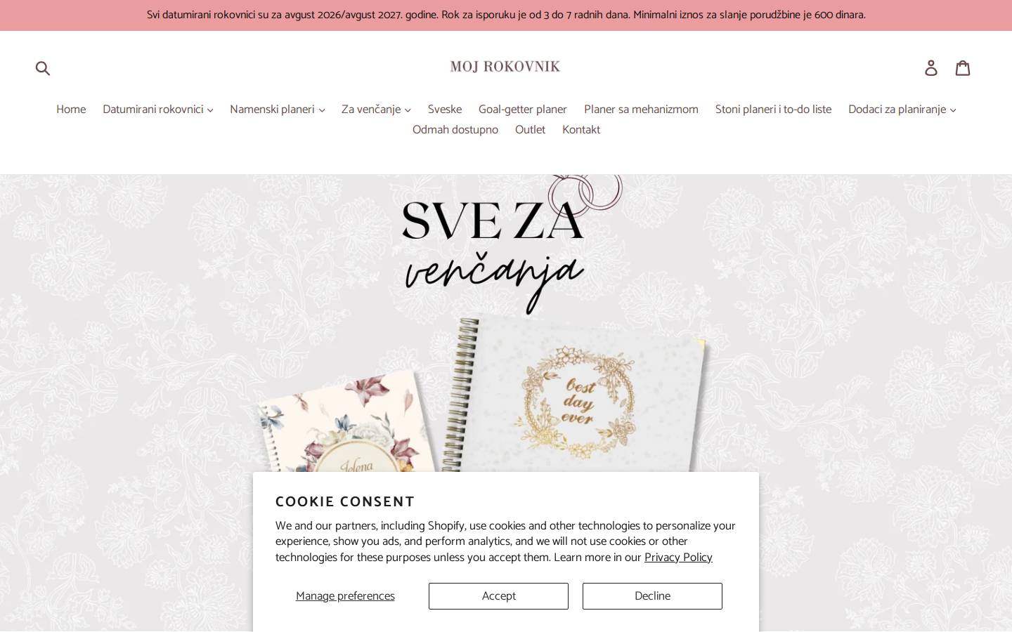 mojrokovnik.rs homepage screenshot