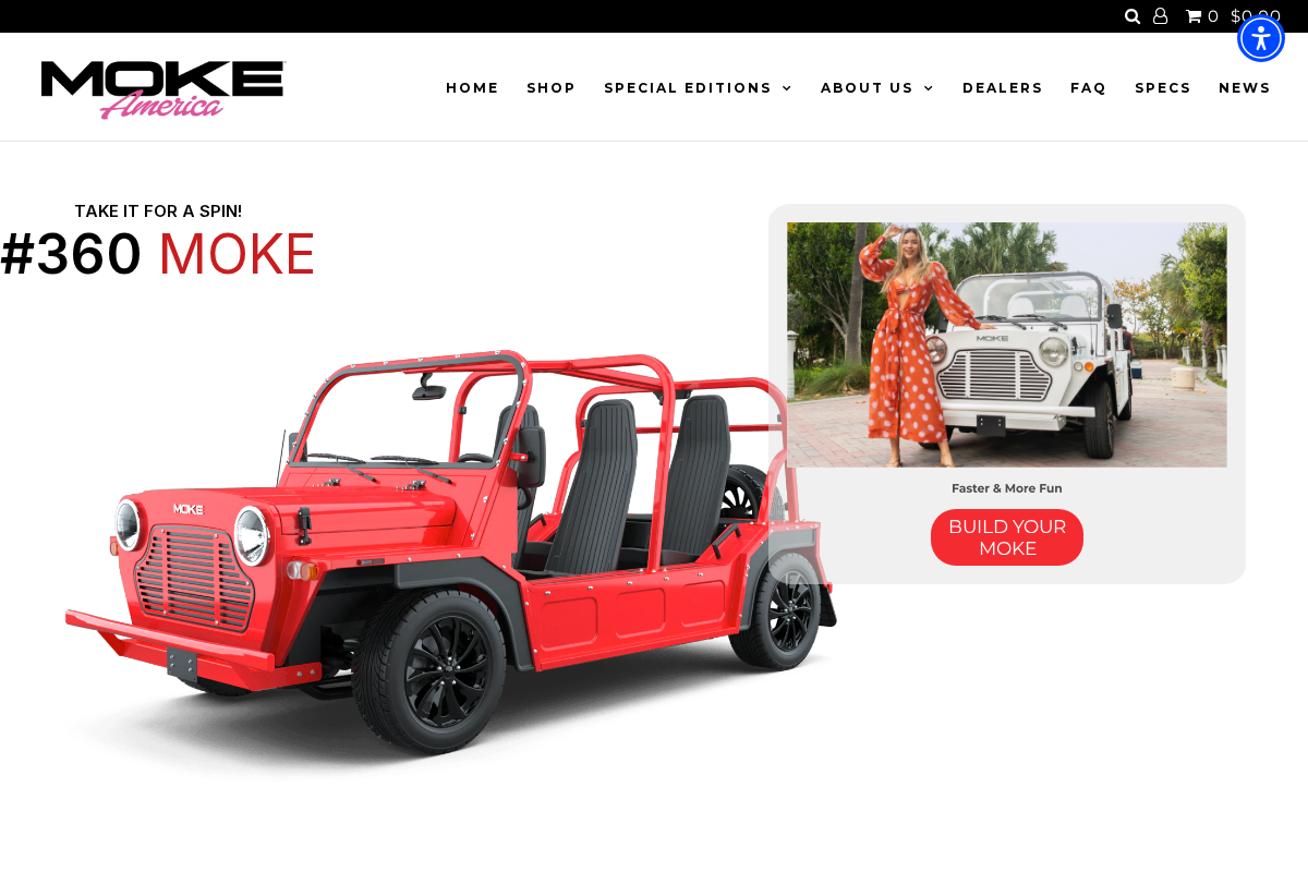 Mokeamerica homepage screenshot