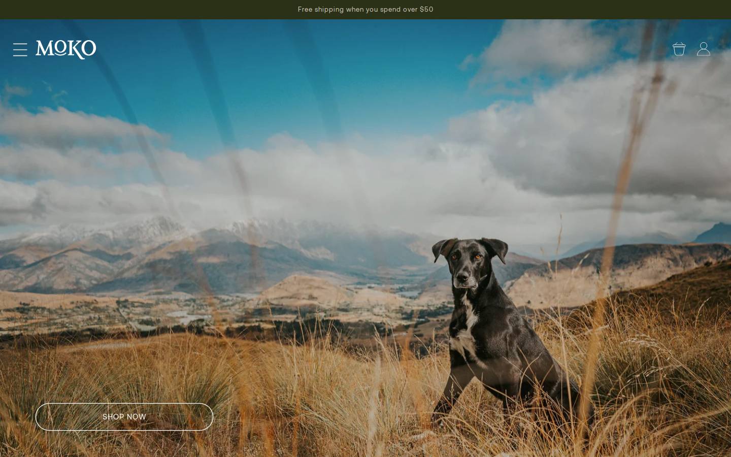 mokopet.com homepage screenshot