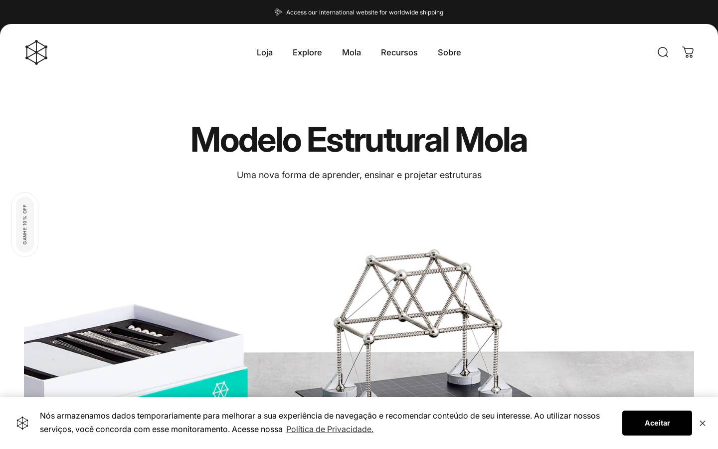 molamodel.com.br homepage screenshot