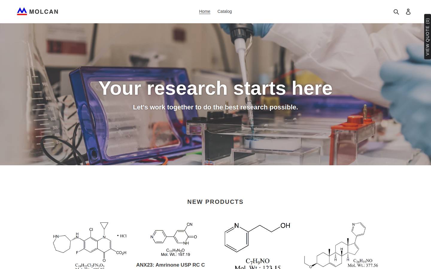 molcan.com homepage screenshot