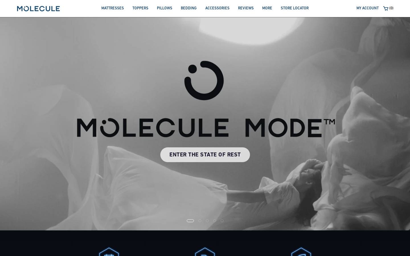 moleculesleep.com homepage screenshot