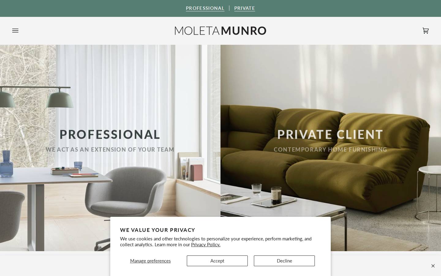 Moleta Munro homepage screenshot