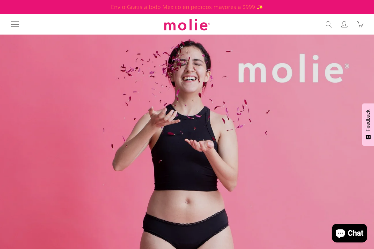 molie.com.mx homepage screenshot