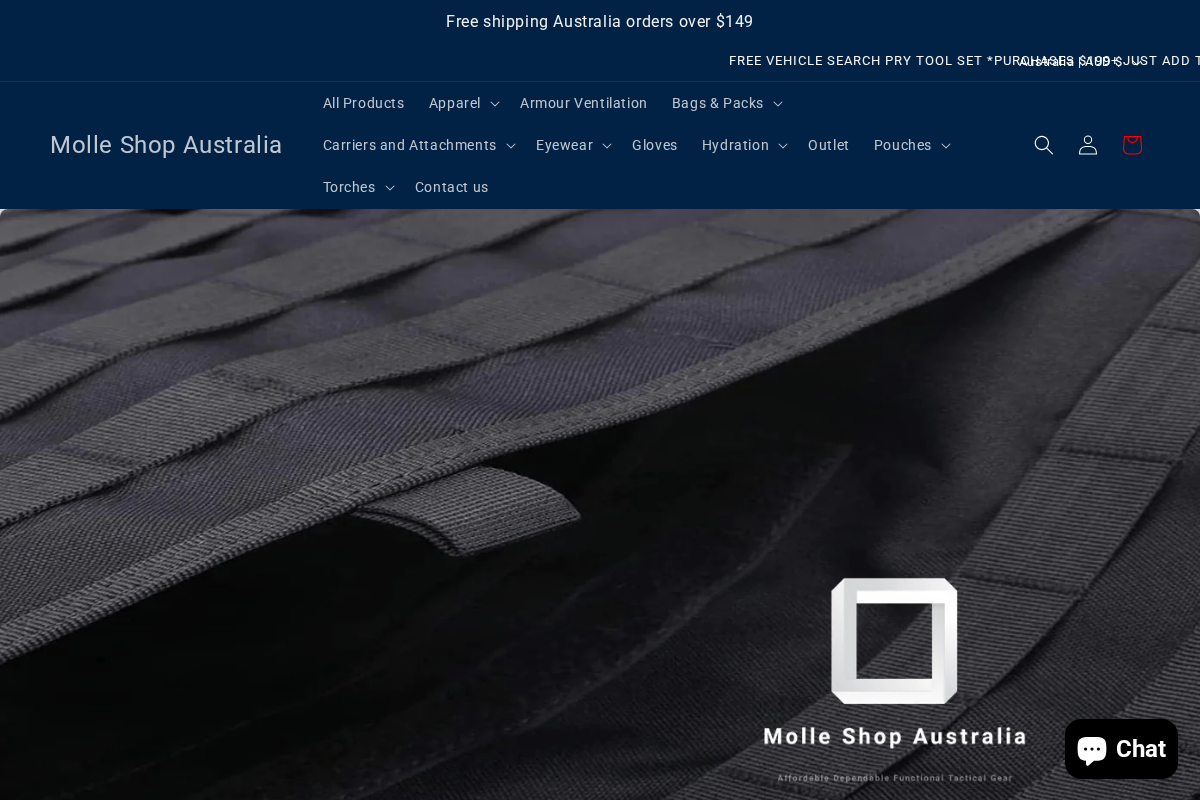 Molle Shop Australia homepage screenshot