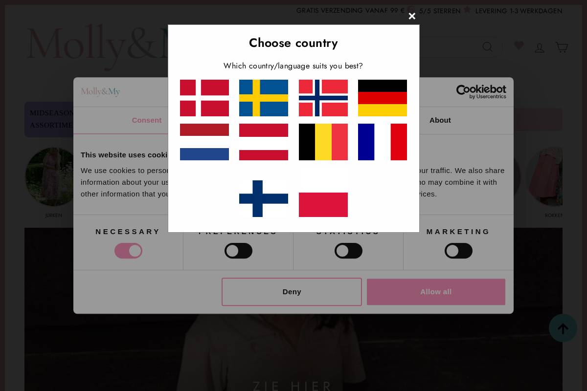 Molly&My 🇳🇱 homepage screenshot