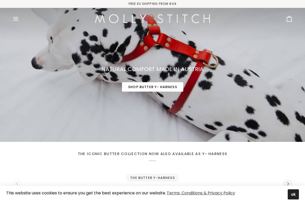 mollyandstitch.com homepage screenshot