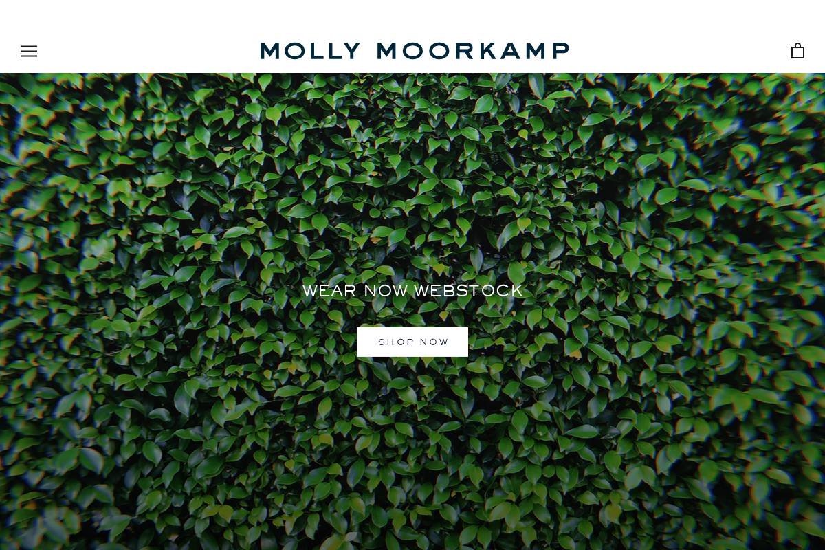 mollymoorkamp.com homepage screenshot