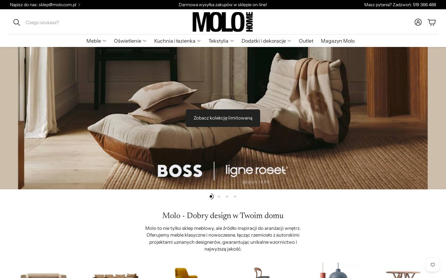 moloconceptroom.pl homepage screenshot