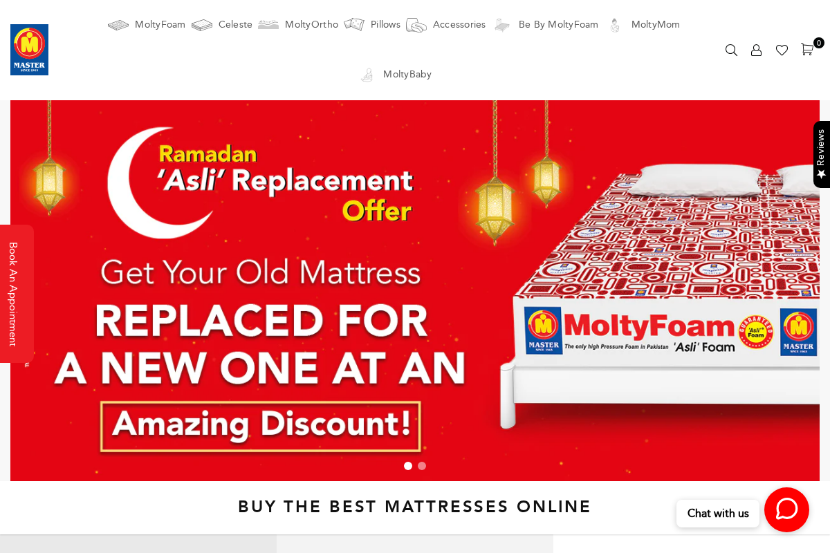 moltyfoam.com.pk homepage screenshot