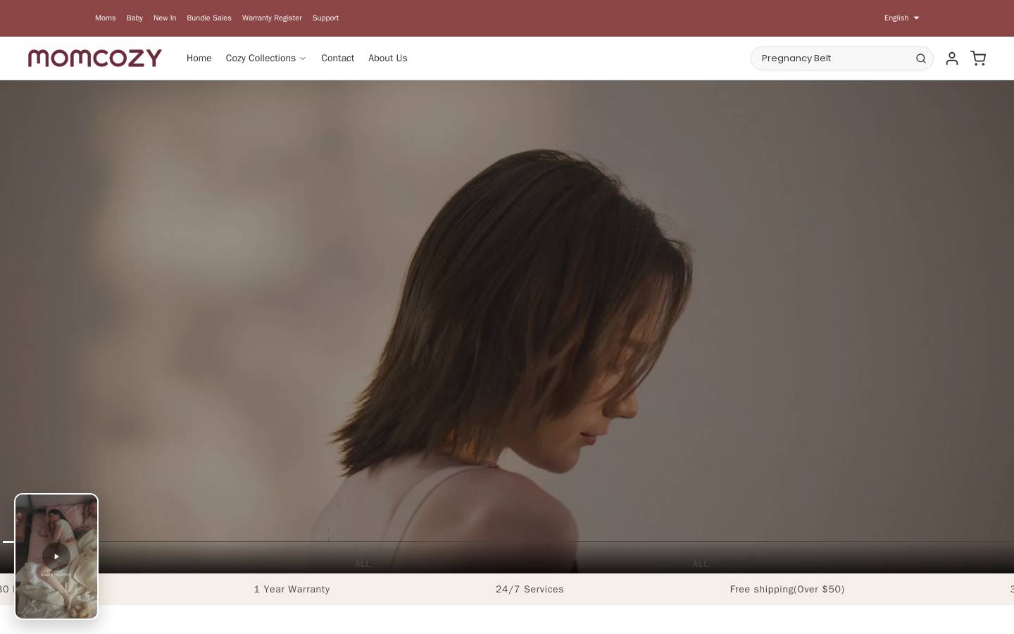 momcozysg.com homepage screenshot