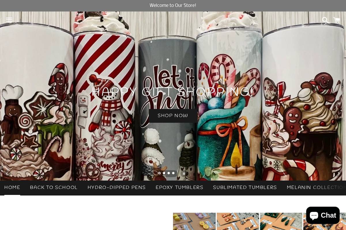 momdaucreations.com homepage screenshot