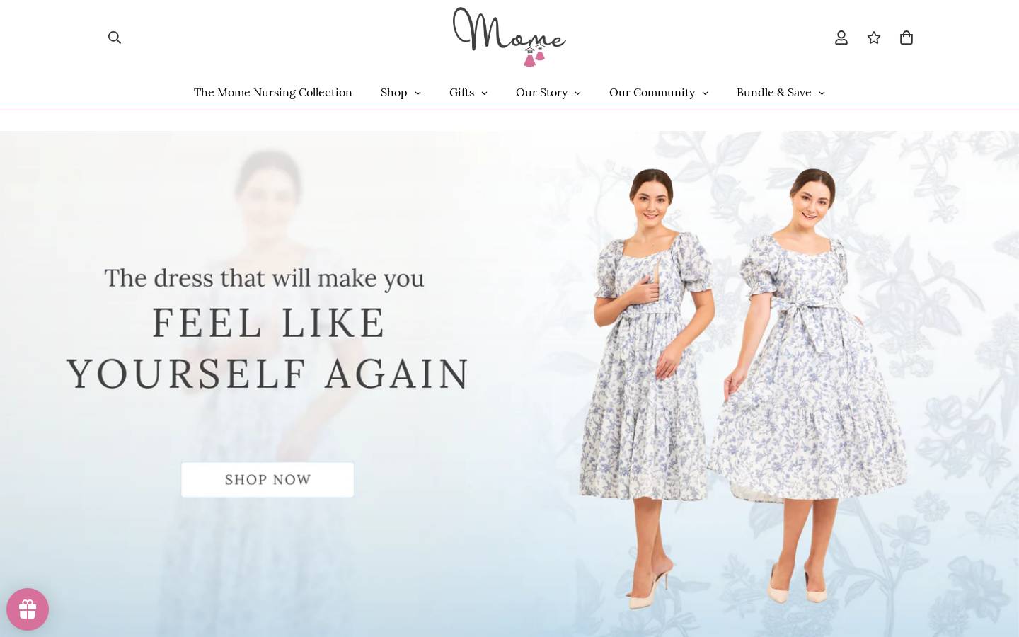 momebrand.com homepage screenshot