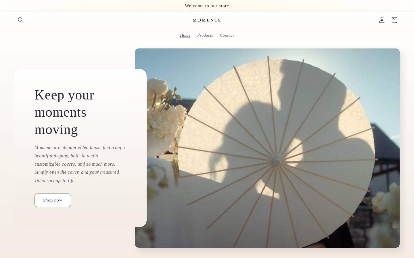 momentslove.com homepage screenshot