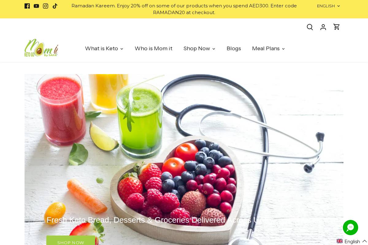 momit-keto-go.com homepage screenshot