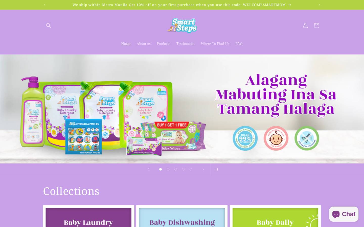 mommysmartsteps.com homepage screenshot