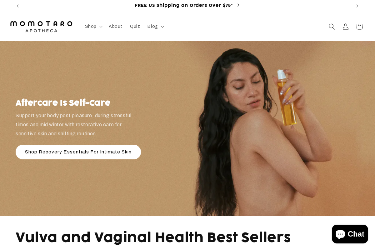 Momotaro Apotheca homepage screenshot