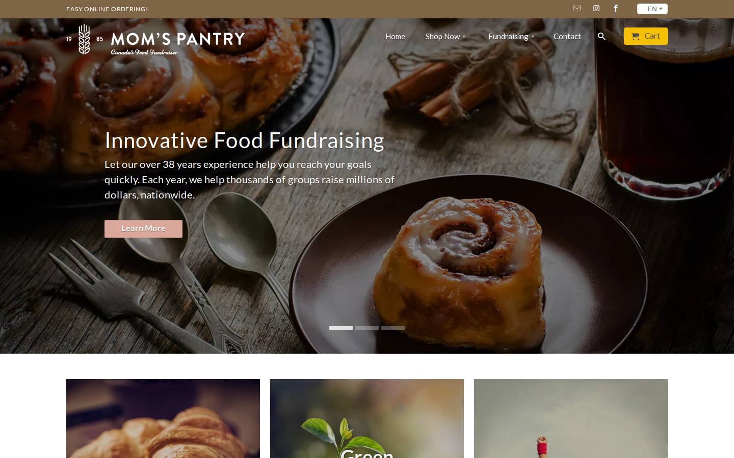 momspantry.ca homepage screenshot