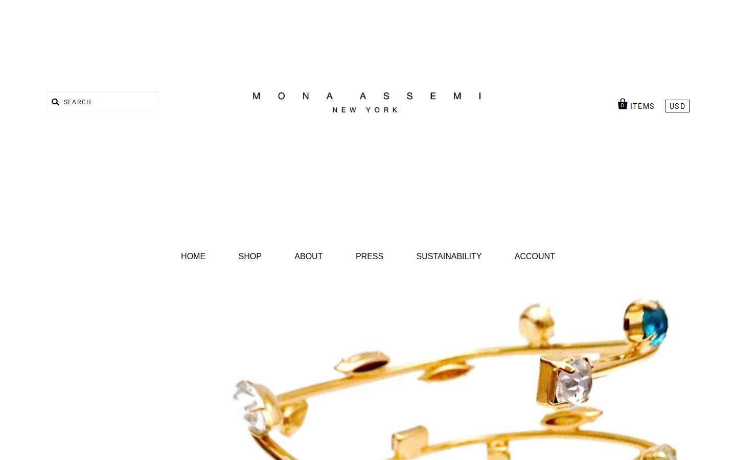 monaassemi.com homepage screenshot
