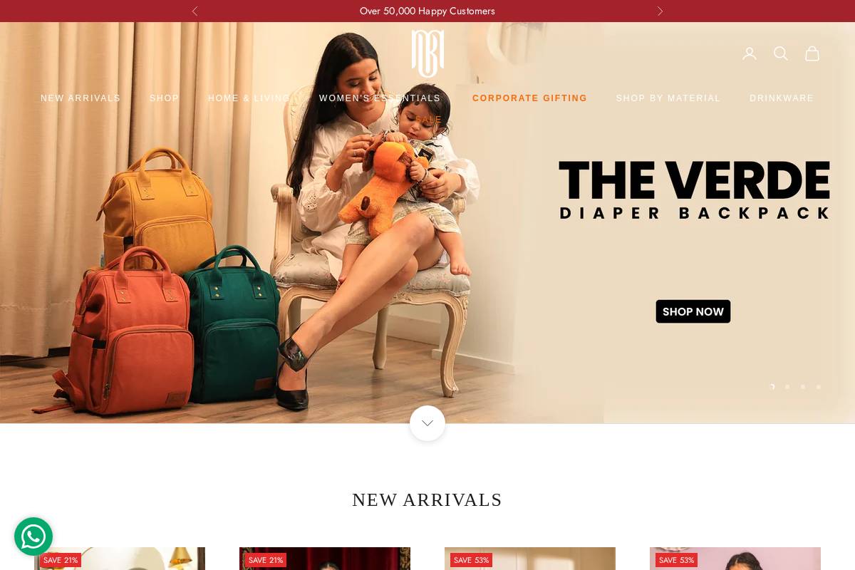 monabindia.com homepage screenshot