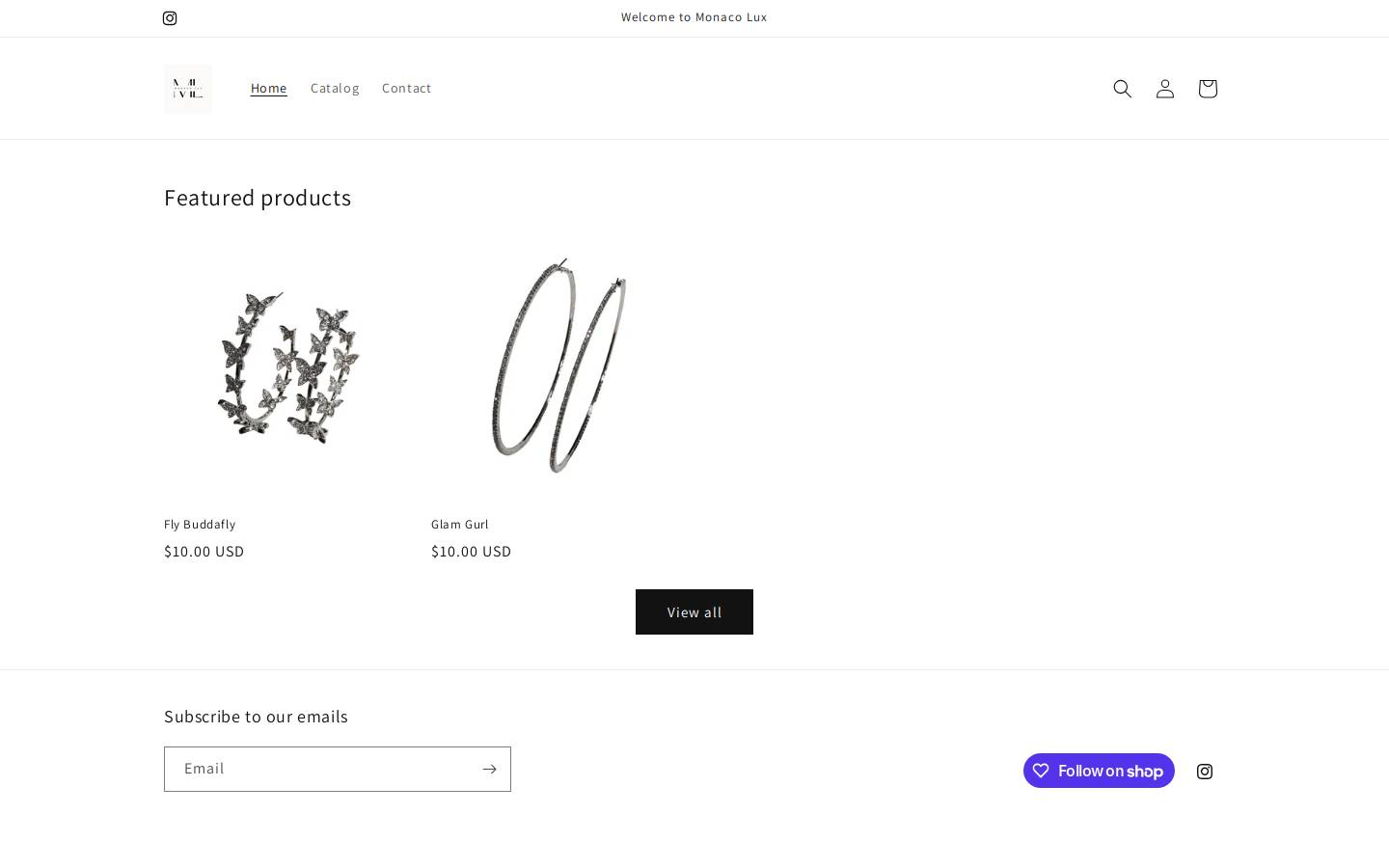 monaco-lux.com homepage screenshot