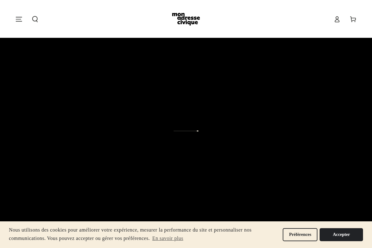 Mon Adresse Civique homepage screenshot