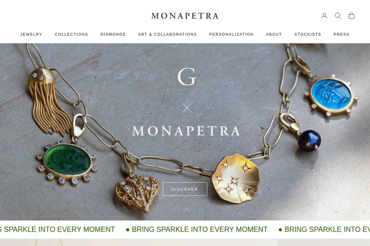 monapetra.com homepage screenshot