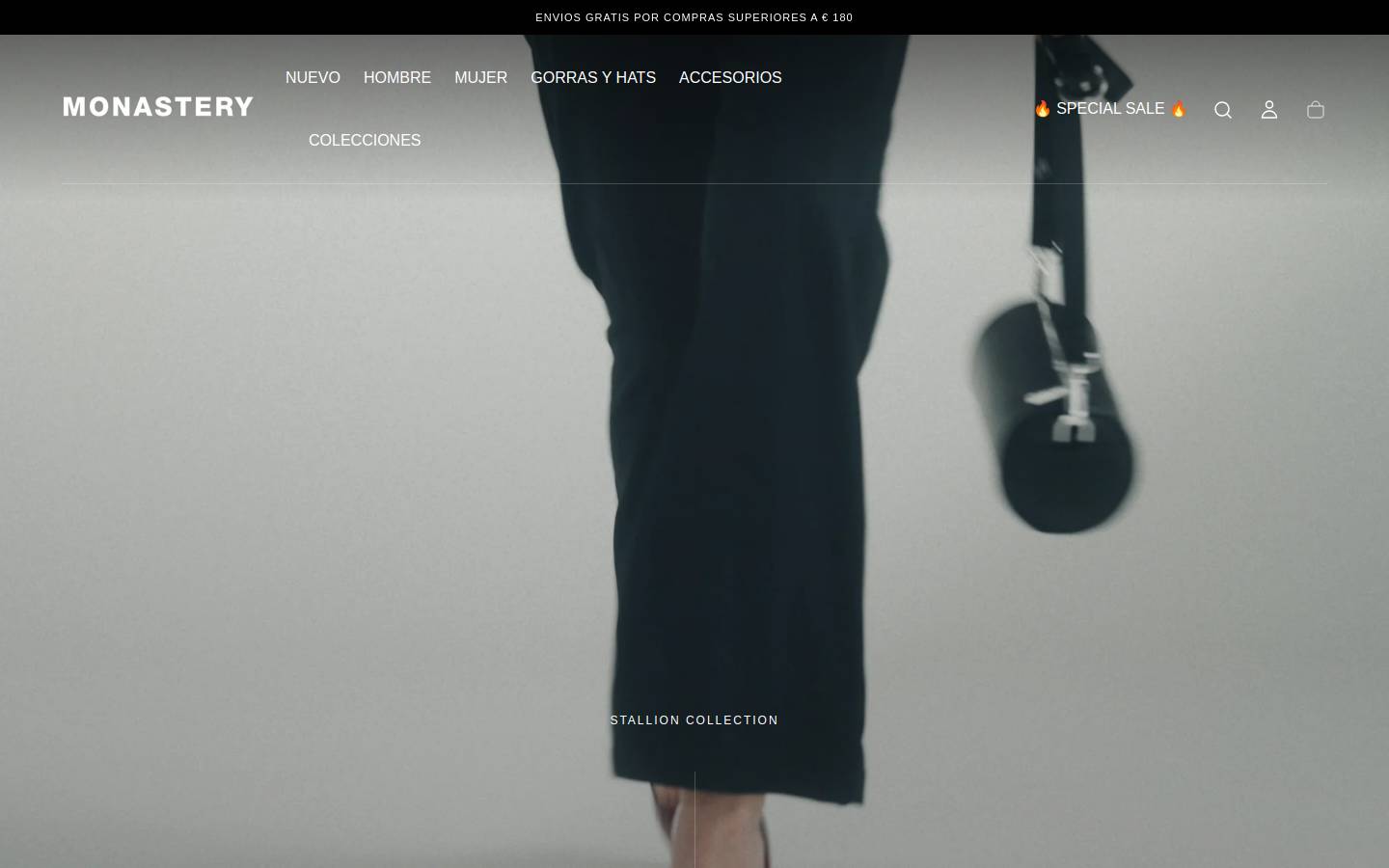 monastery.es homepage screenshot
