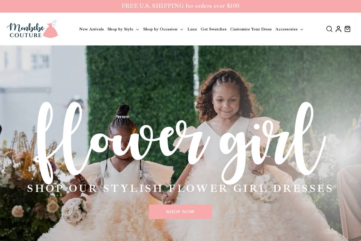 monbebecouture.com homepage screenshot