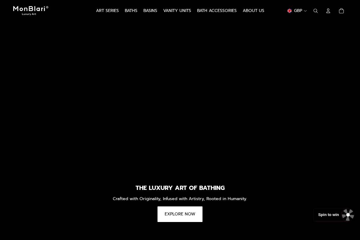 monblari.co.uk homepage screenshot