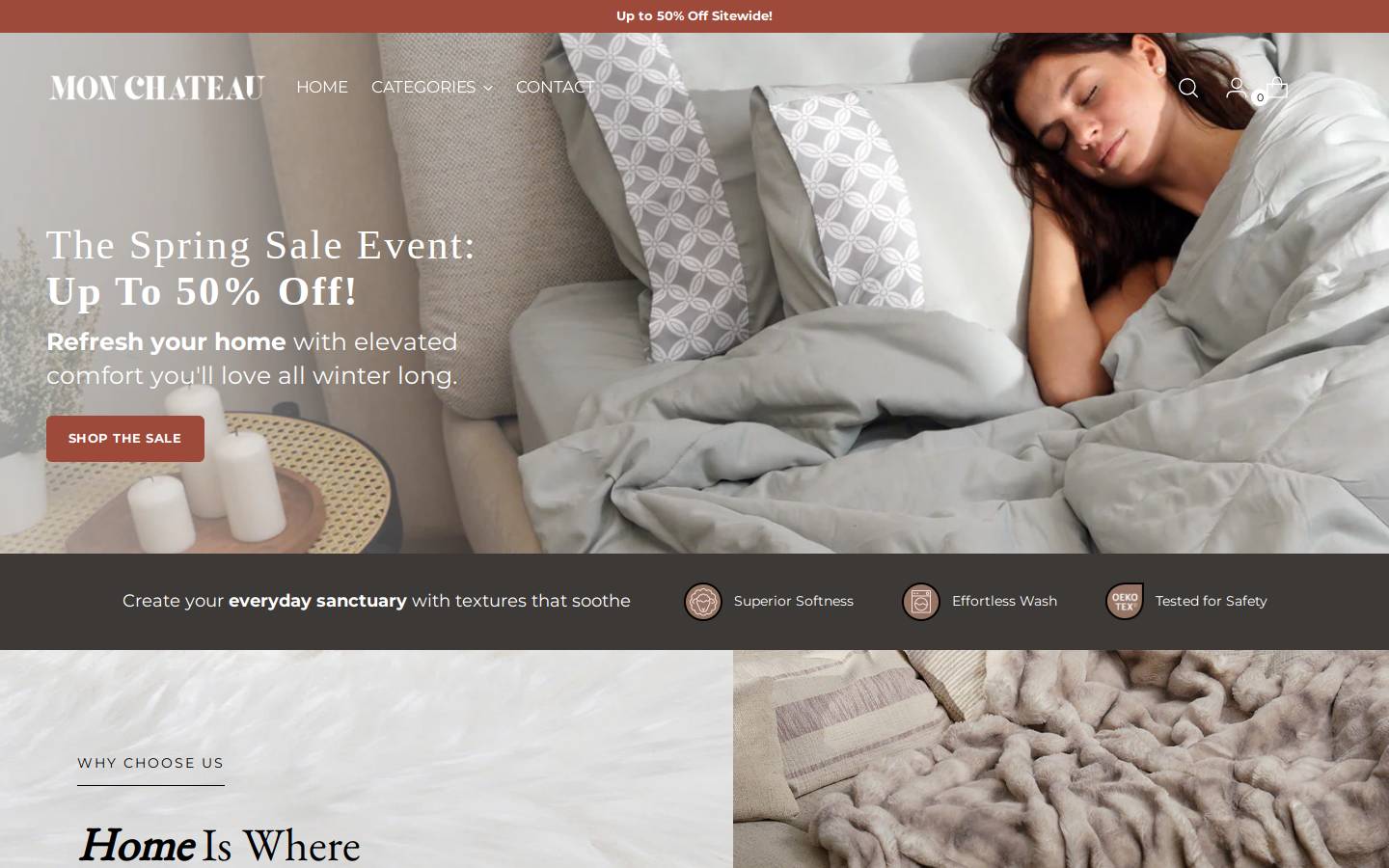 monchateau.us homepage screenshot