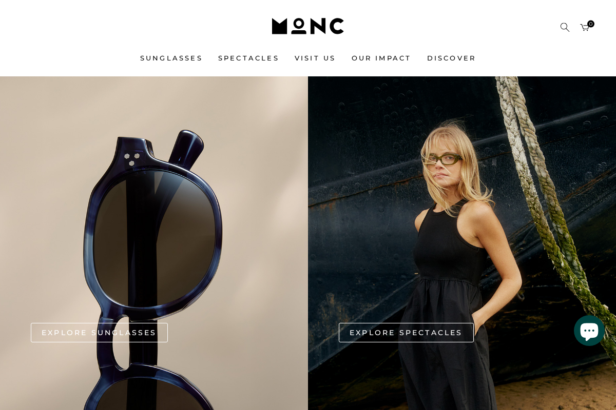 MONC homepage screenshot