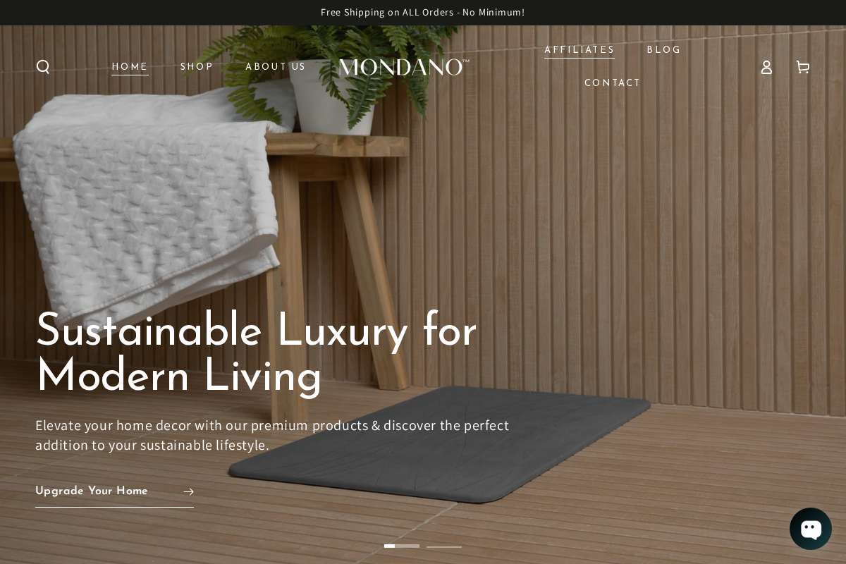 MONDANO™ homepage screenshot