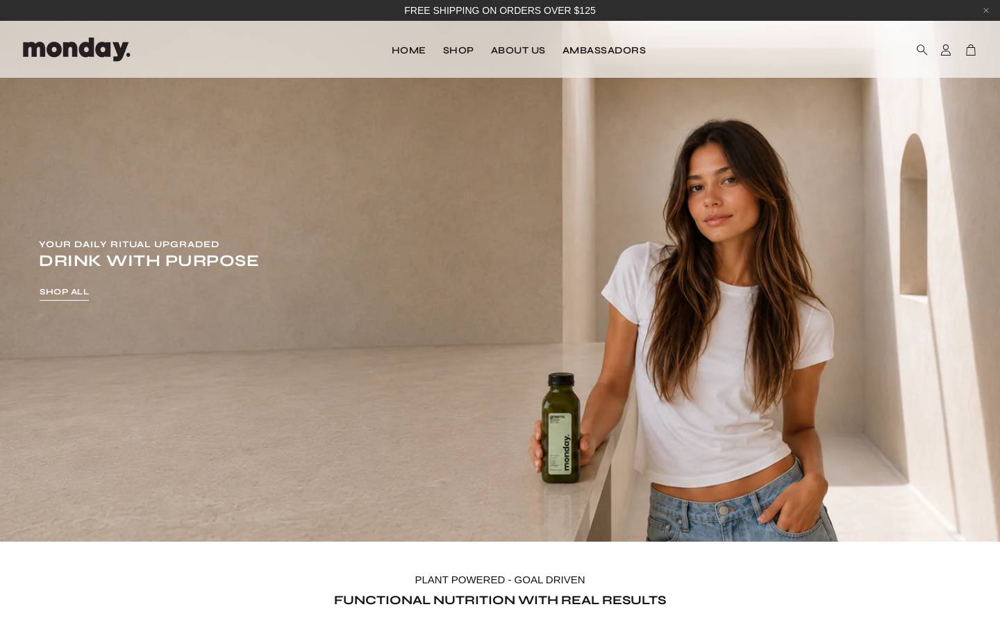 mondayjuice.com homepage screenshot