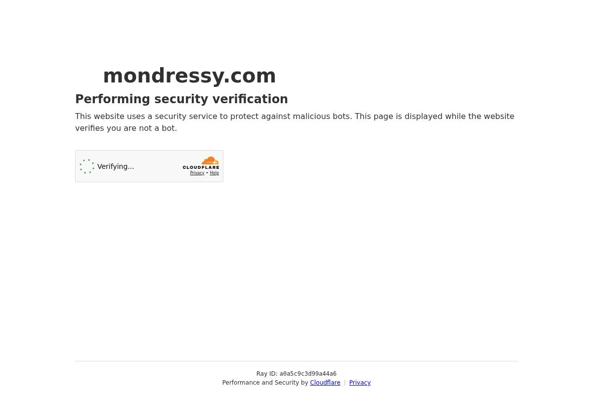 Mondressy homepage screenshot