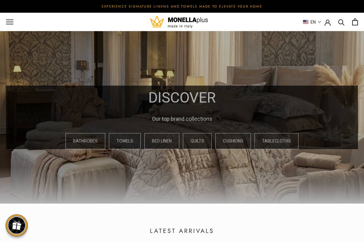 Monellaplus homepage screenshot