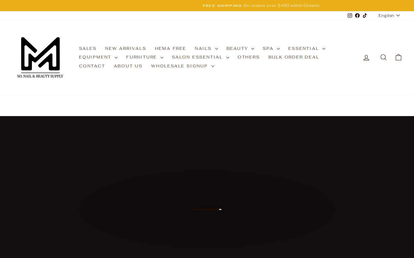 monesupply.ca homepage screenshot