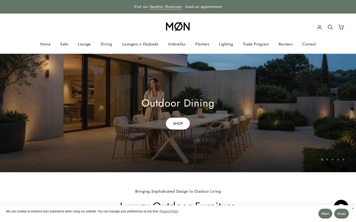 monexteriors.com homepage screenshot
