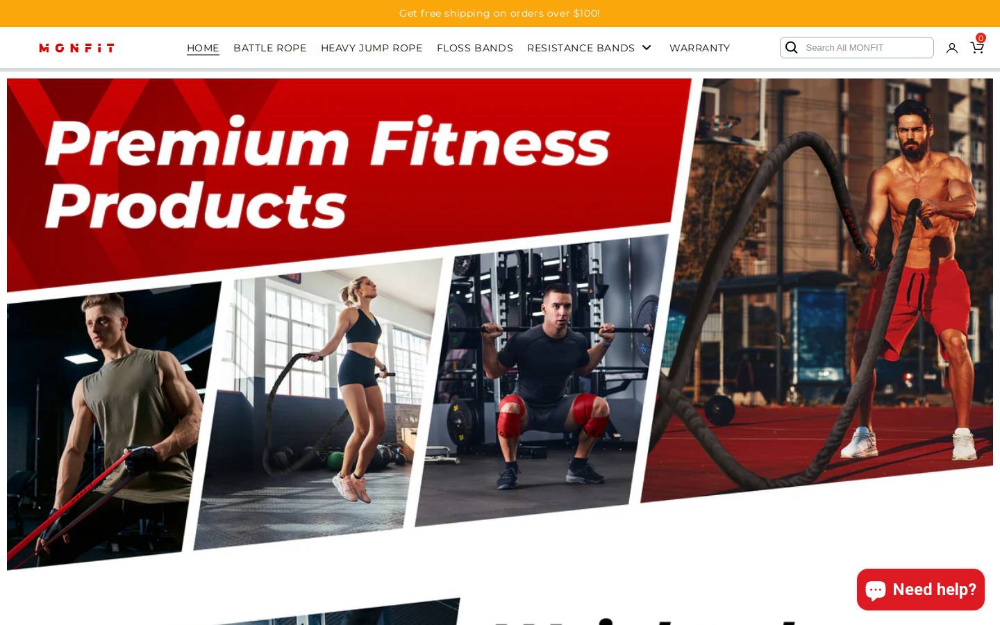 monfitness.com homepage screenshot