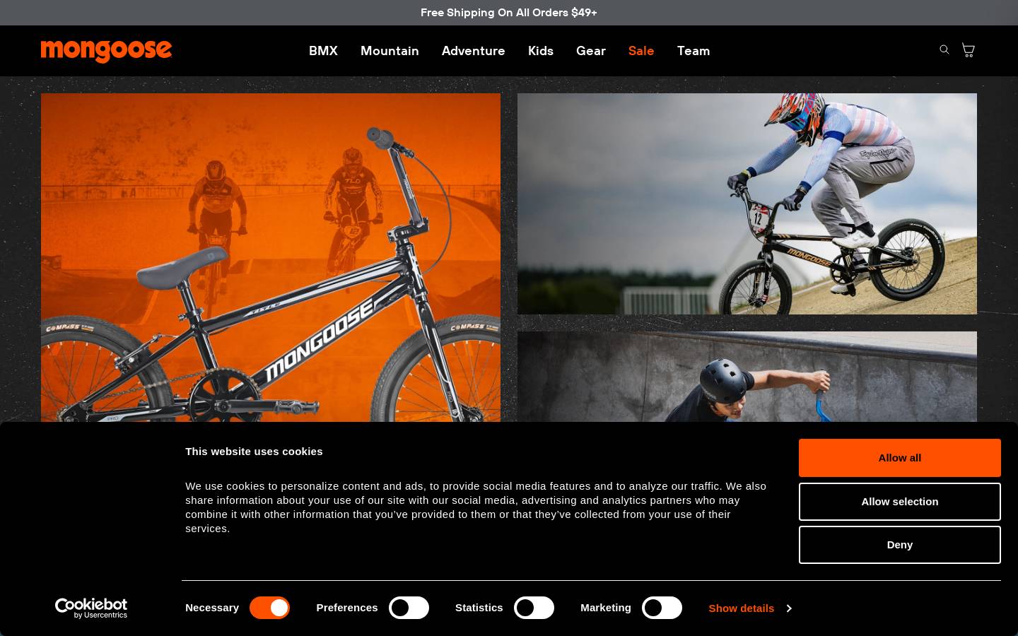 Mongoose homepage screenshot