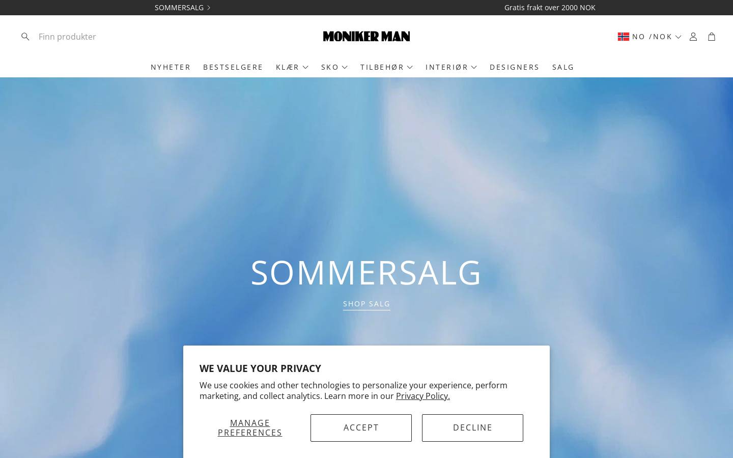 monikerman.no homepage screenshot