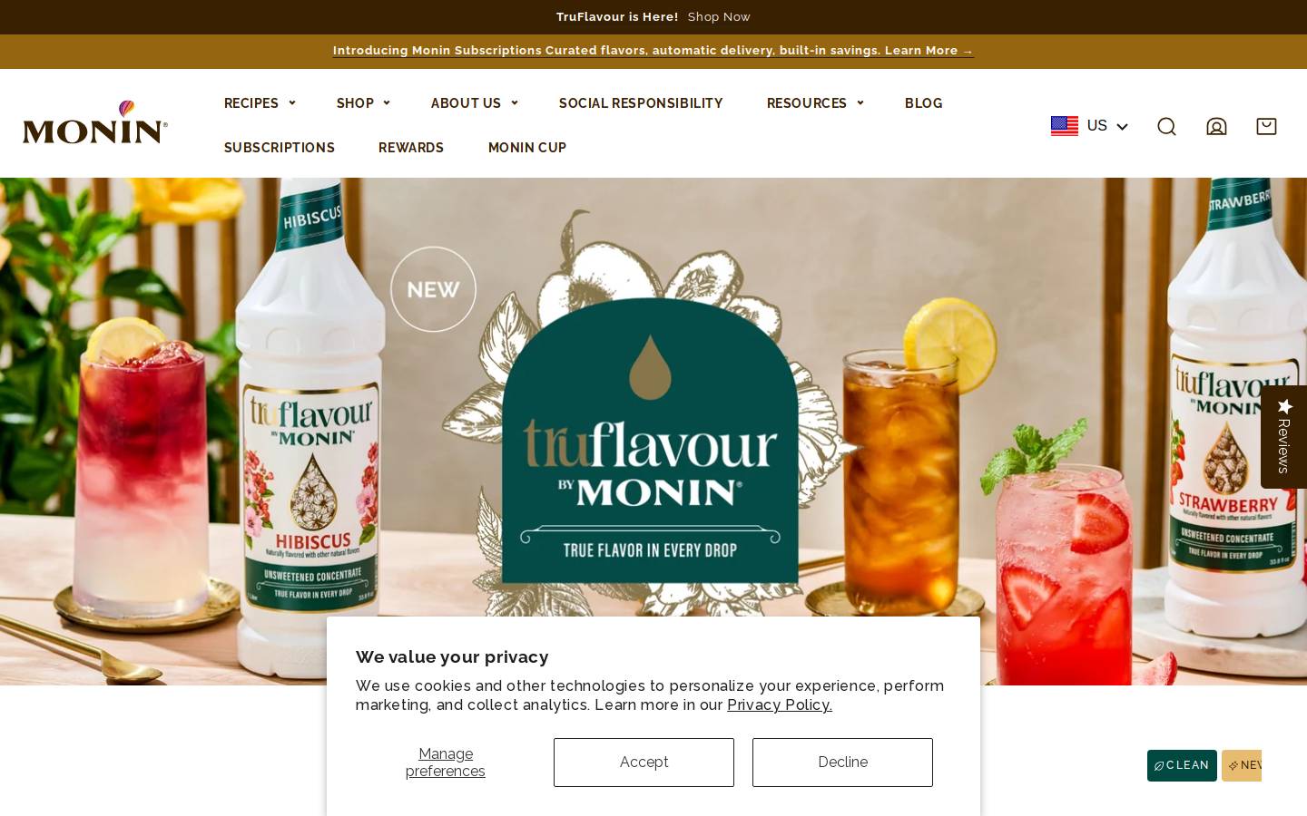 MONIN homepage screenshot