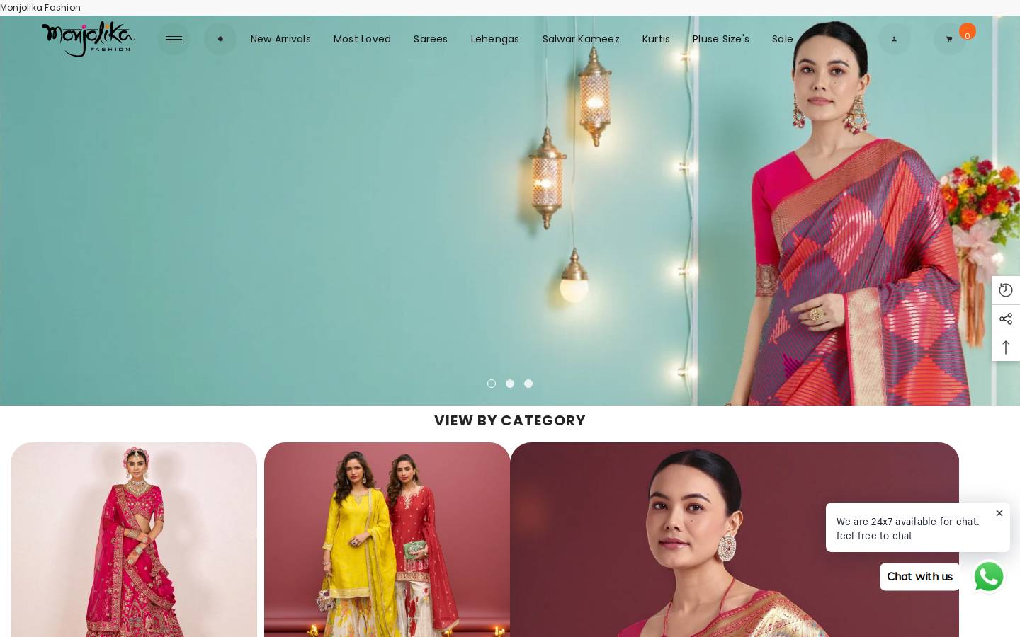 monjolikafashion.com homepage screenshot
