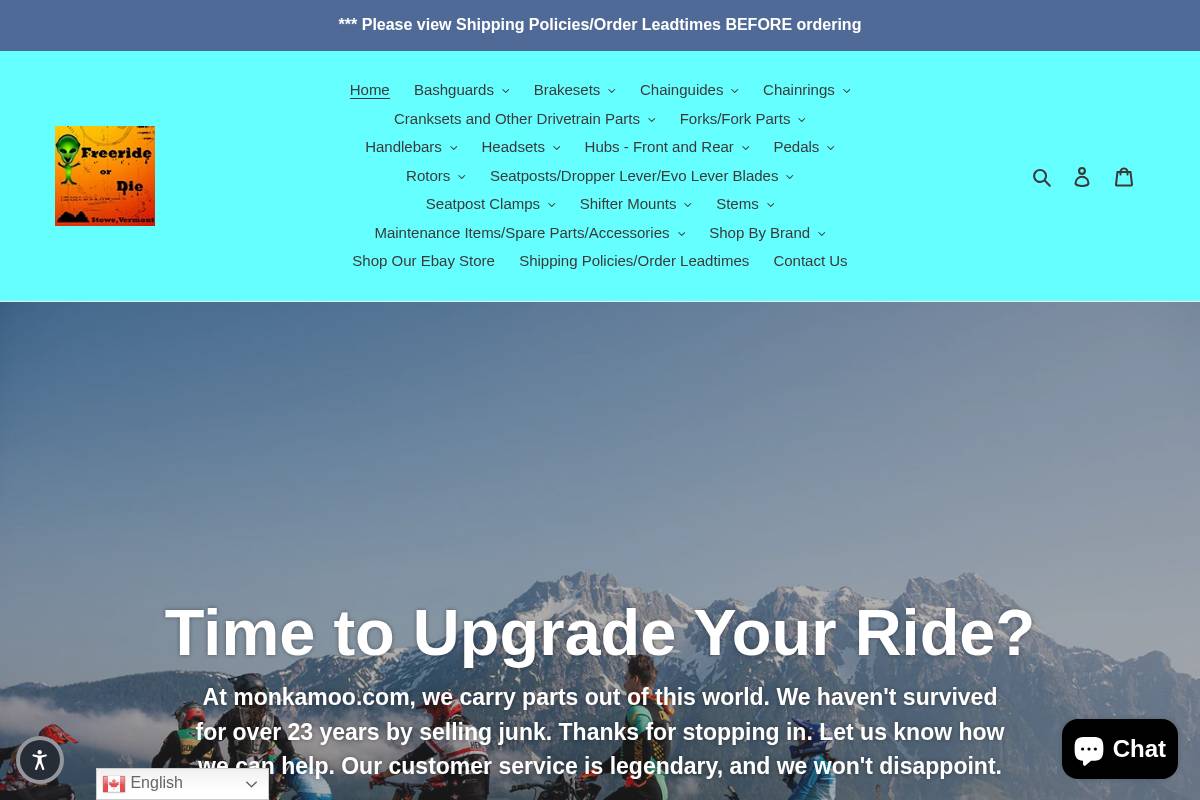 monkamoo.com homepage screenshot