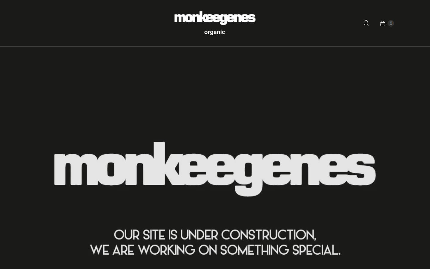 monkeegenes.co.uk homepage screenshot