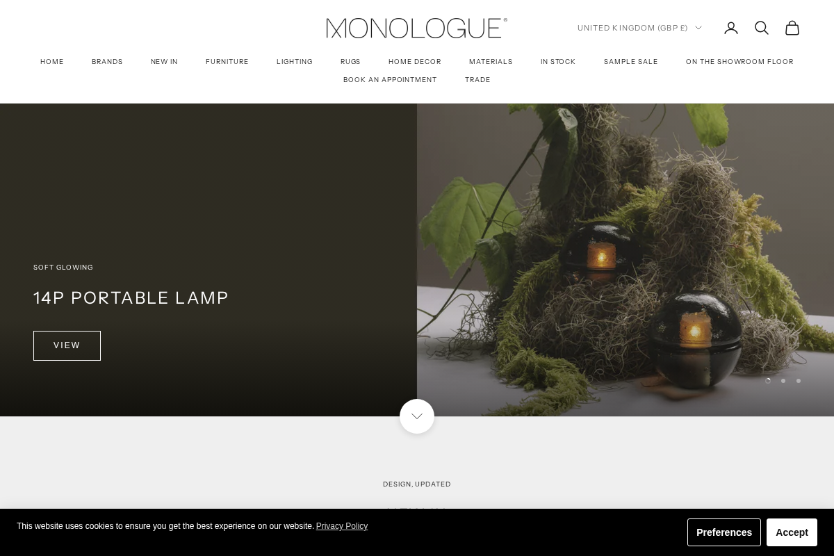 monologuelondon.com homepage screenshot