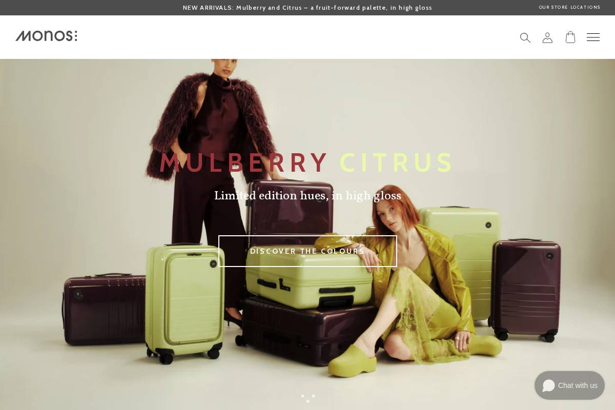 monos.com homepage screenshot